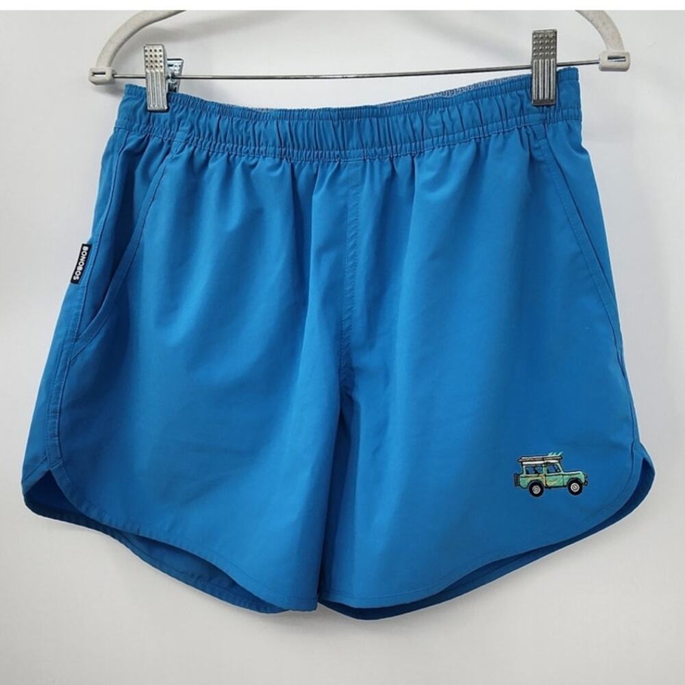 Men's Bonobos Swim Trunks Shorts Size Small Blue 5 Inch Inseam